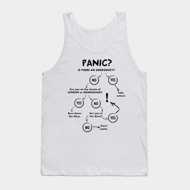 Panic Decision Tree Tank Top by wimsicalifornia